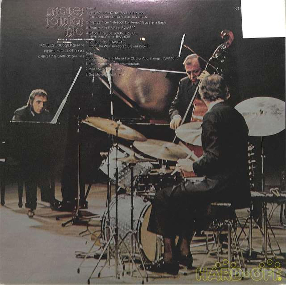 Nippon Phonogram Jack Rouche Trio 'Play Bach Encore in Love SFX-5088'