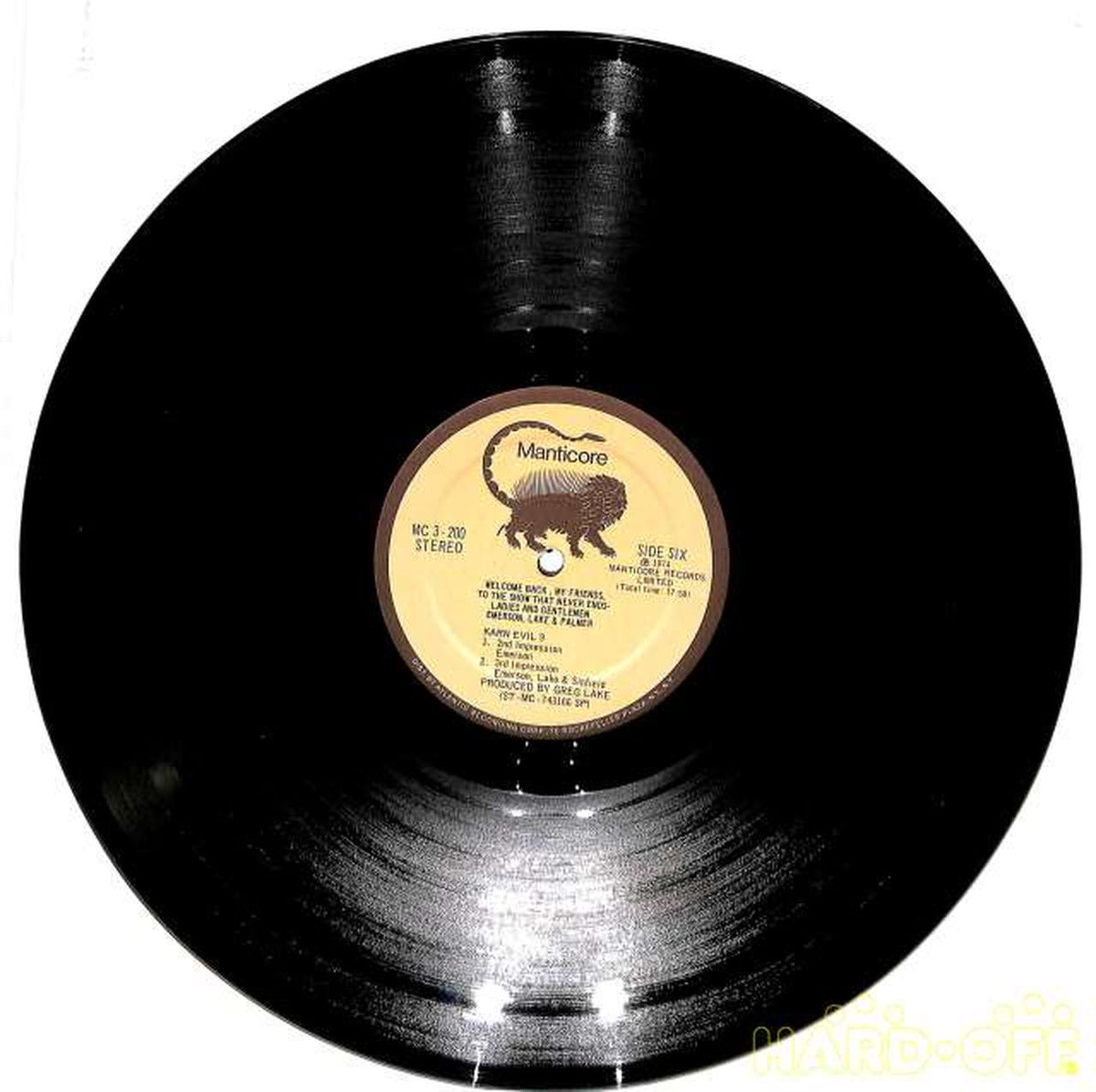 Manticore (imported, US) E.L.P. 'Ladies & Gentlemen' MC 3-200 3LP