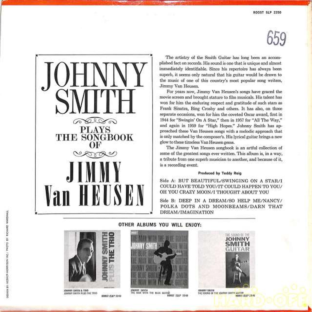 Loose Tooth (Import, USA) Johnny Smith "Play Jimmy Van Husen" SLP-2250