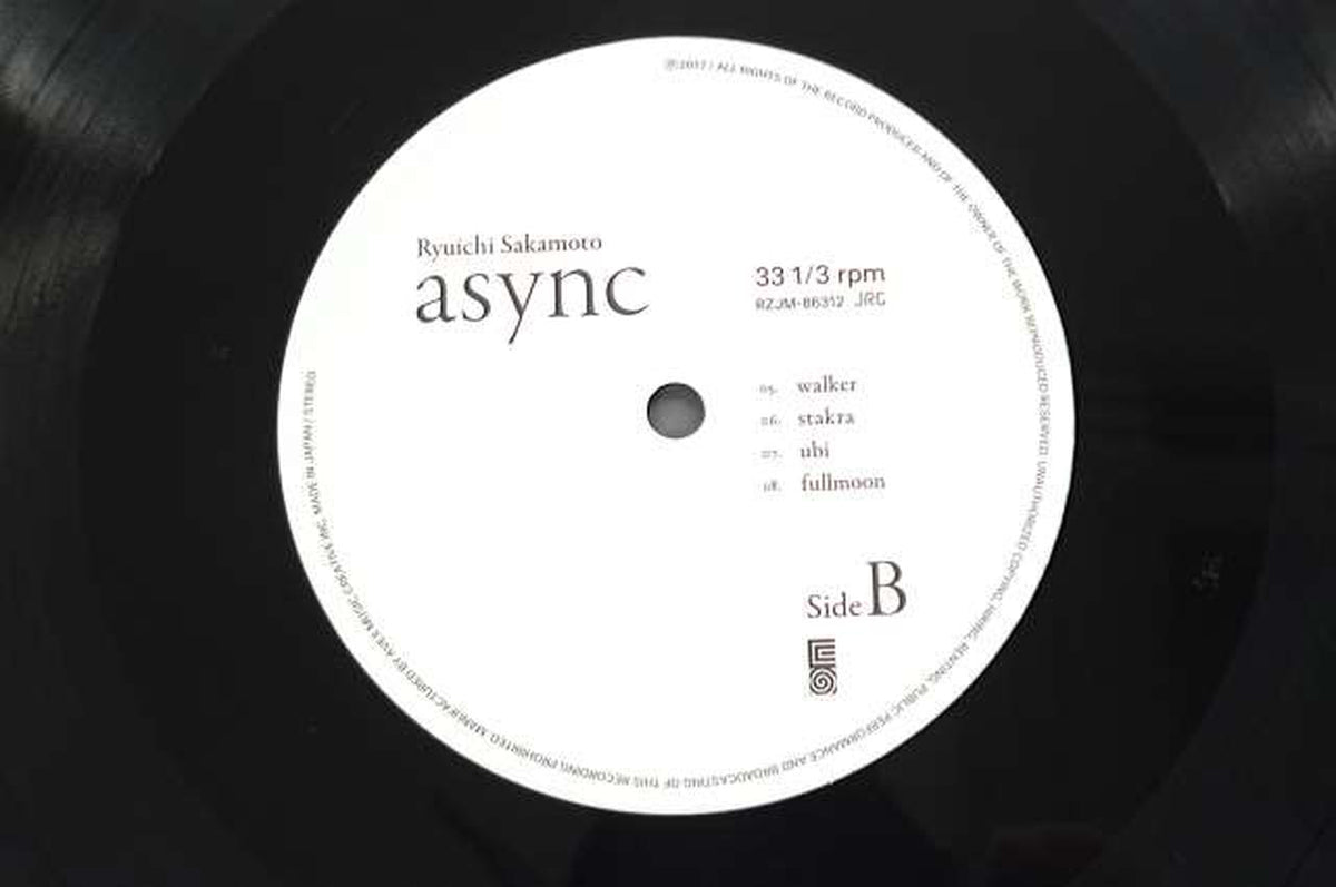 COMMMONS ASYNC Ryuichi Sakamoto RZJM-86312-3 RZJM-86312-3