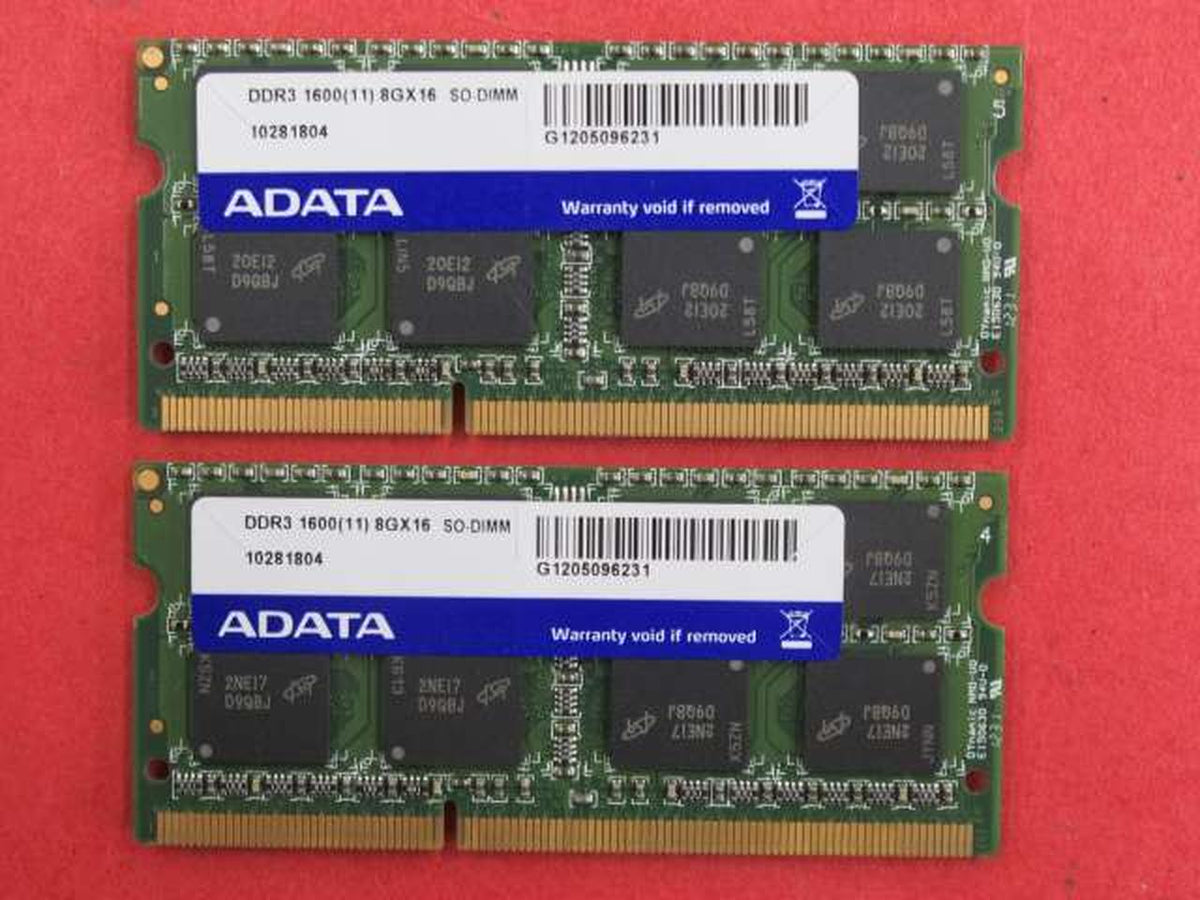 ADATA [For Notebook PCs] DDR3 1600 8GB× 2 Chips DDR3 1600(11) 8GX16 SO-DIMM