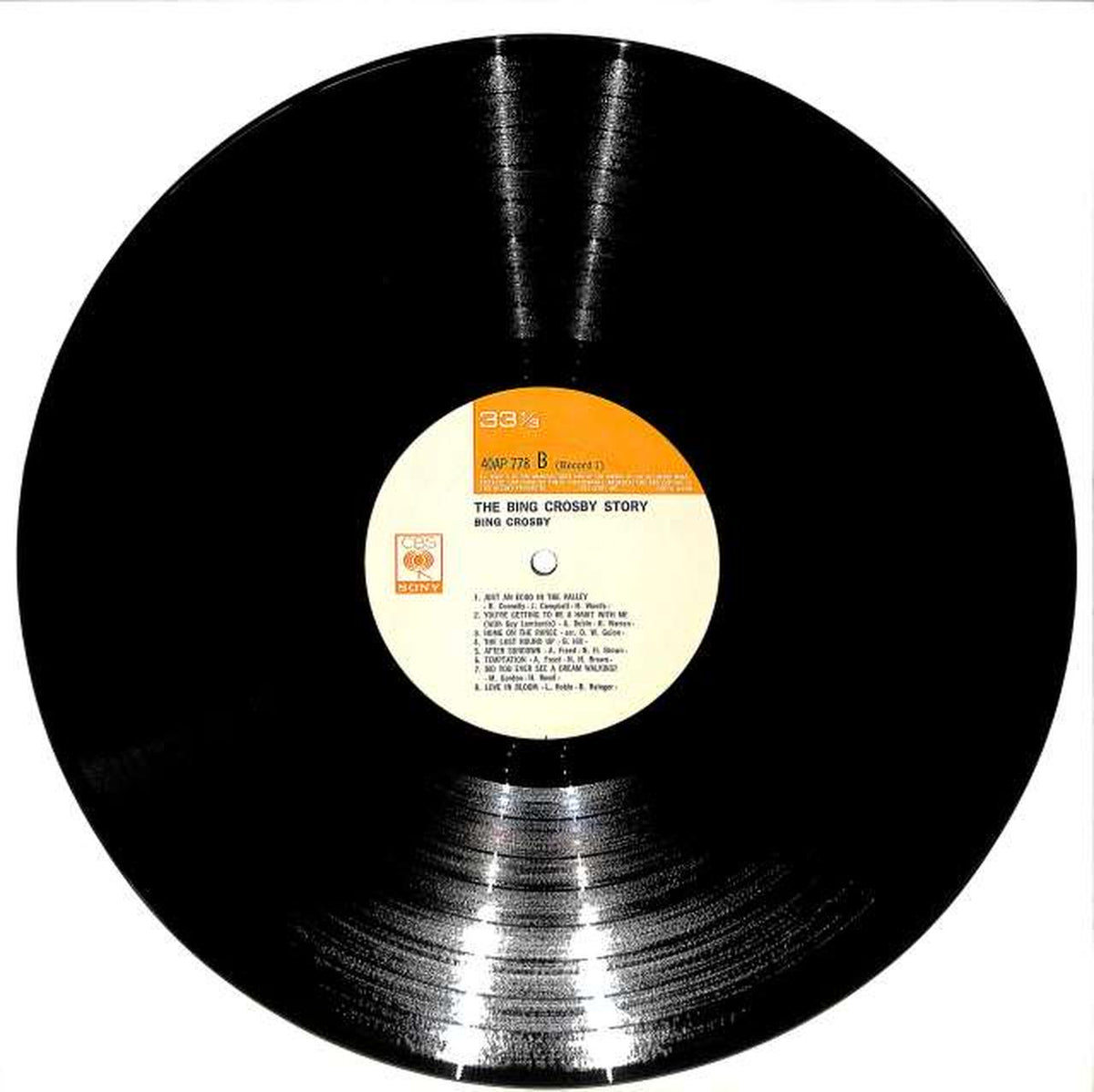 CBS Sony Bing Crosby "Bing Crosby Story" 40AP 778/9