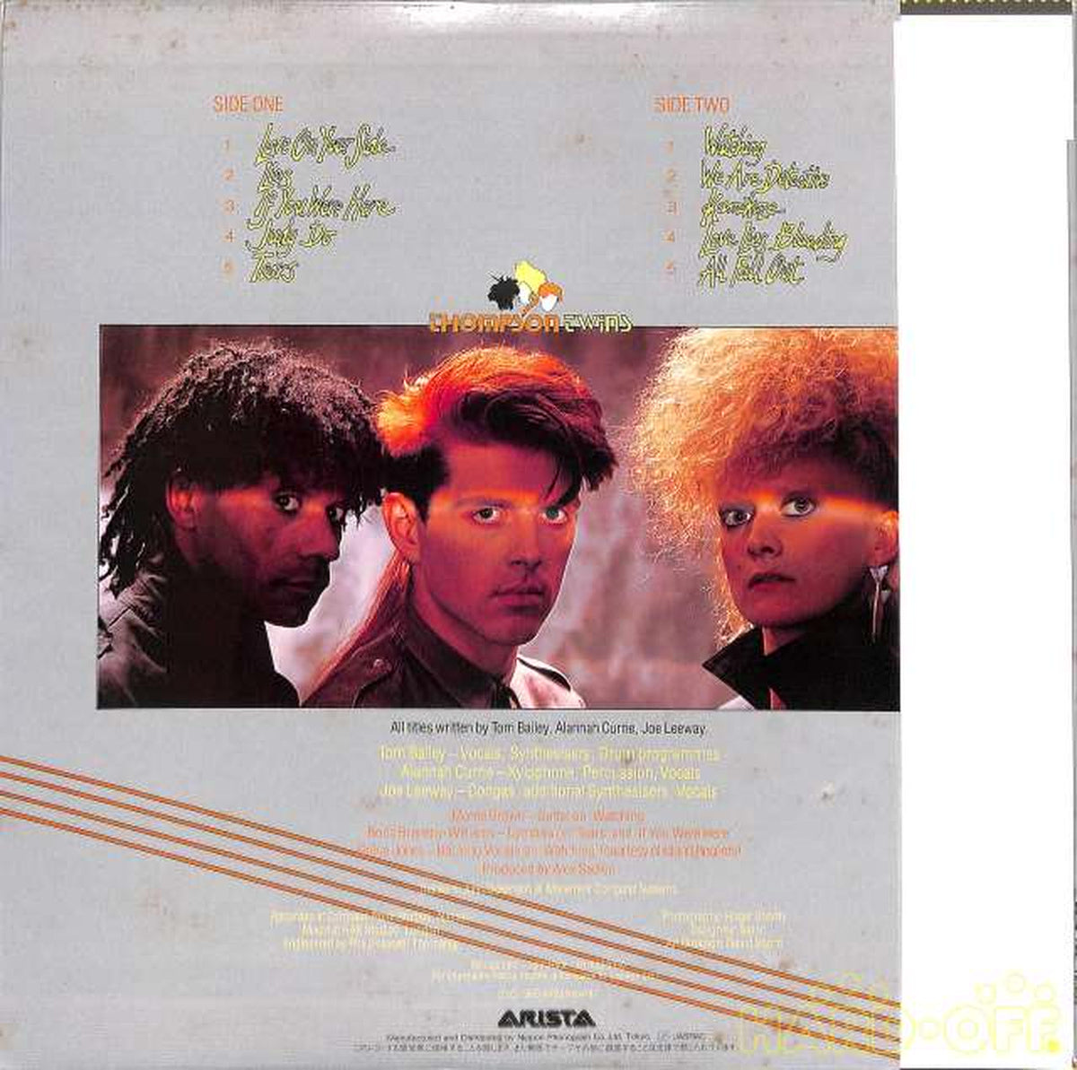 Nippon Phonogram (Arista) Thompson Twins "Side Kicks" 25RS-185
