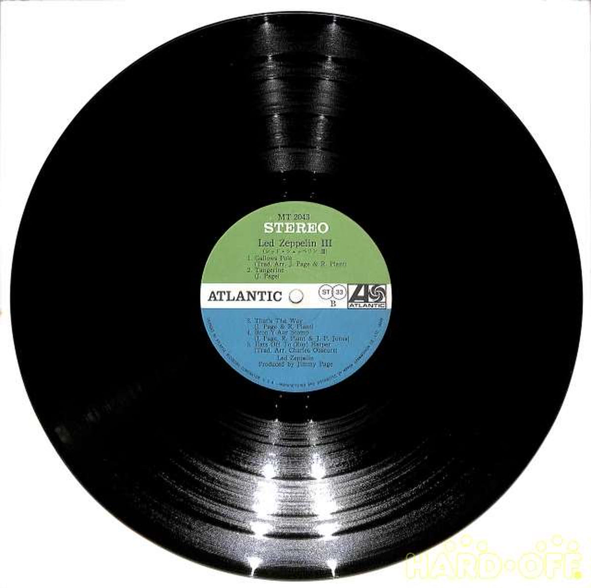 Nippon Gramophone (Atlantic) Led Zeppelin "III" MT-2043