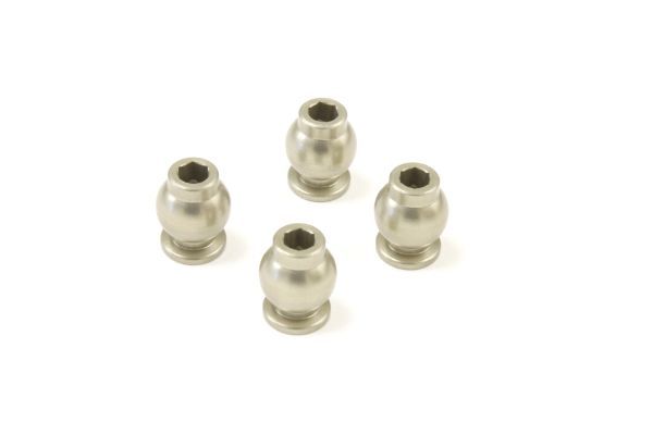 Kyosho 92055 6.8mm Hard Ball (HEX2.5/R4/4pcs) - BanzaiHobby