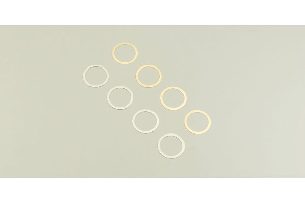 Kyosho 96646 12x15mm Shim Set (0.1/0.2/4pcs) - BanzaiHobby