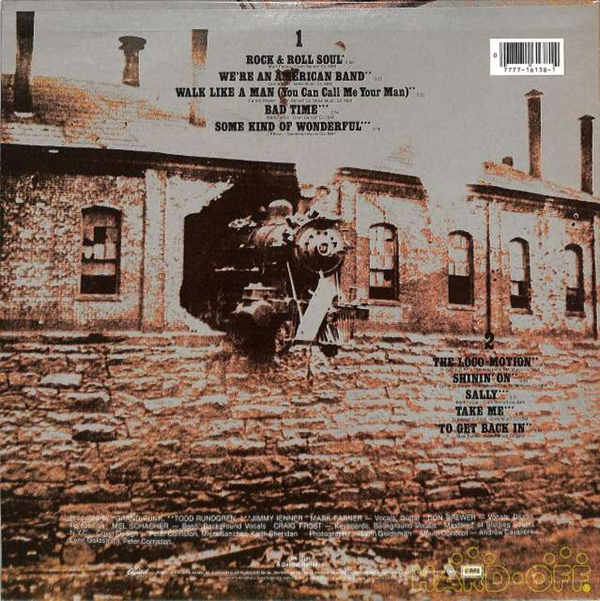 Capital Grand Funk "Hits" SN-16138 (Exported to USA)
