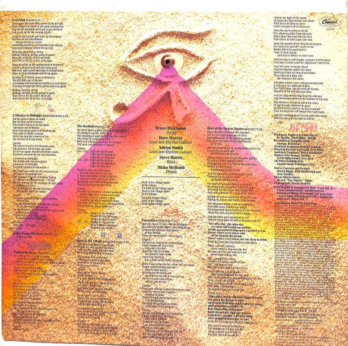 CAPITAL Iron Maiden 'POWERSLAVE' SJ-12321