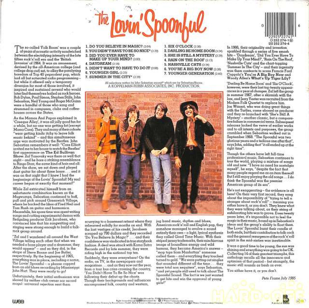 MEA Rabin Spoonful "Greatest Hits" 252 274-1 (Loss)
