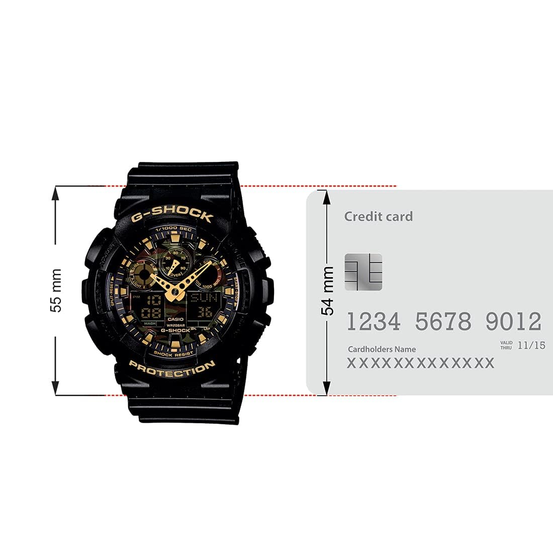 Casio G-Shock Camouflage Watch GA100CF-1A9 [カシオGショック迷彩腕時計GA100CF-1A9]