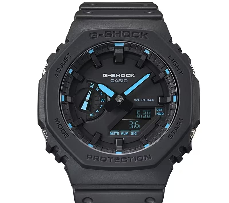 G-Shock GA2100-1A2 ネオンアクセントウォッチ ブルー, ブルー - BanzaiHobby