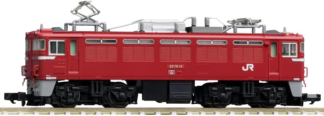 [PO JUL 2024]  Tomytec 7149 N Gauge JR ED79 Type 0 H Rubber Gray Railway Model Electric Locomotive Red - BanzaiHobby