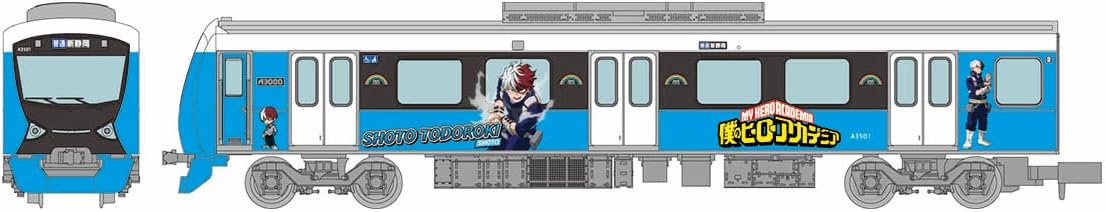 TOMYTEC 332084 Railway Collection, My Hero Academia x Shizuoka Railway Shoto Todoroki