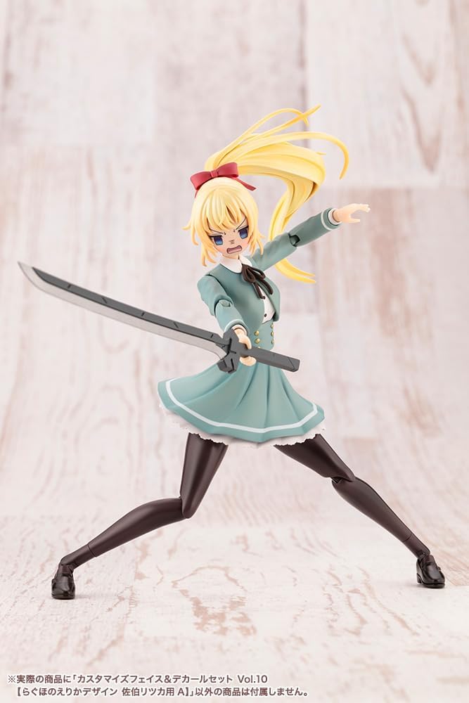 Kotobukiya JK074 1/10 Customized Face & Decal Set Vol.10 for Ritsuka Saeki A (Sousai Shojo Teien)