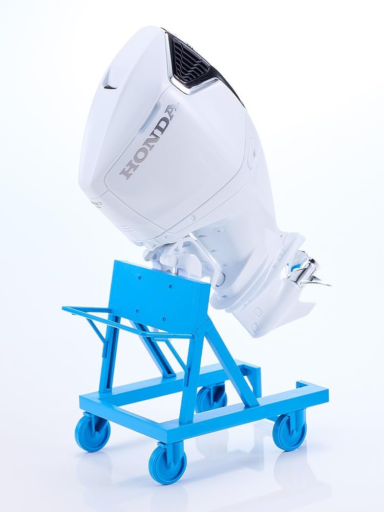 Max Factory 1/20 PLAMAX MF-97 minimum factory Minori with Honda BF350 Grand Prix White outboard motor - BanzaiHobby