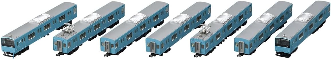 TOMIX 98855 N Gauge JR Commuter Train Series 201 (West Japan Railway 30N Renewed, Sky Blue) 7 Cars Set