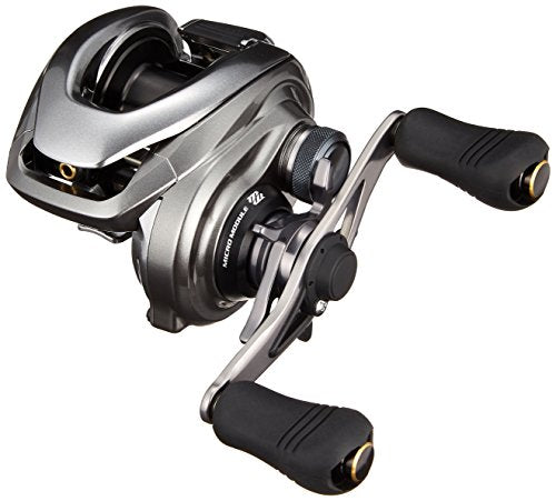 SHIMANO Baitcasting-Rolle Double Axis 15 Metanium DC, linker Griff, vielseitig einsetzbar – BanzaiHobby
