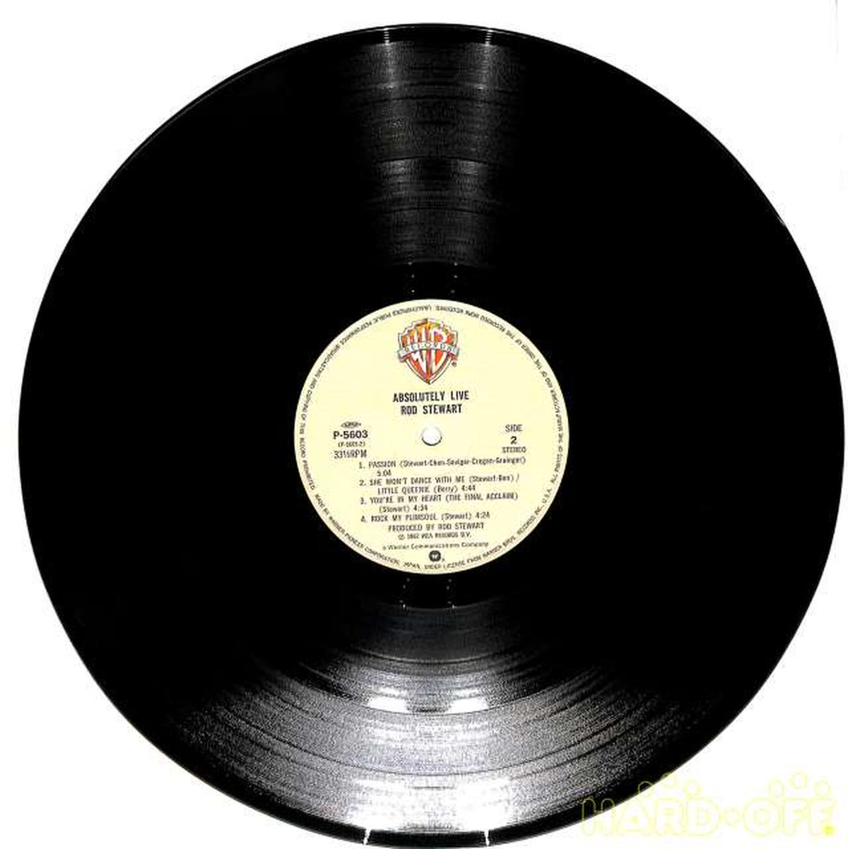 Warner Pioneer Rod Stewart 'Absolute Live' P-5603~4 2LP