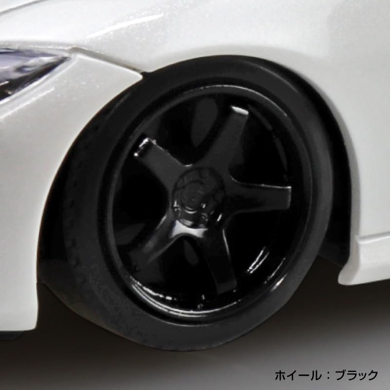 Aoshima 1/32 RakuPla Snap Kit No.17CU-PW RZ34 Fairlady Z Custom Wheel (Prism White) - BanzaiHobby