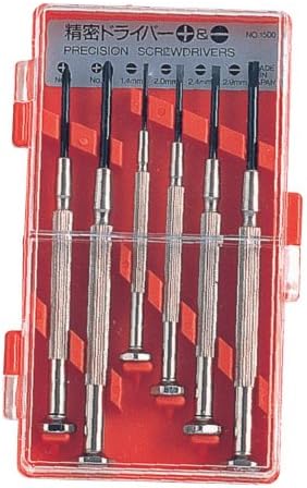 Mineshima L-16 Precision Screwdriver 6 Pieces