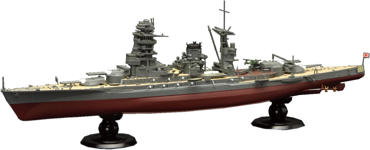 Fujimi 1/700 Imperial Navy Series No.11 EX-2 Japanese Navy Battleship Mutsu Full Hull Model (with etching parts) - BanzaiHobby