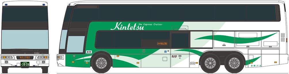 TOMYTEC 332213 The Bus Collection Bus Colle Kintetsu Bus Mitsubishi Fuso Aero King No. 7902