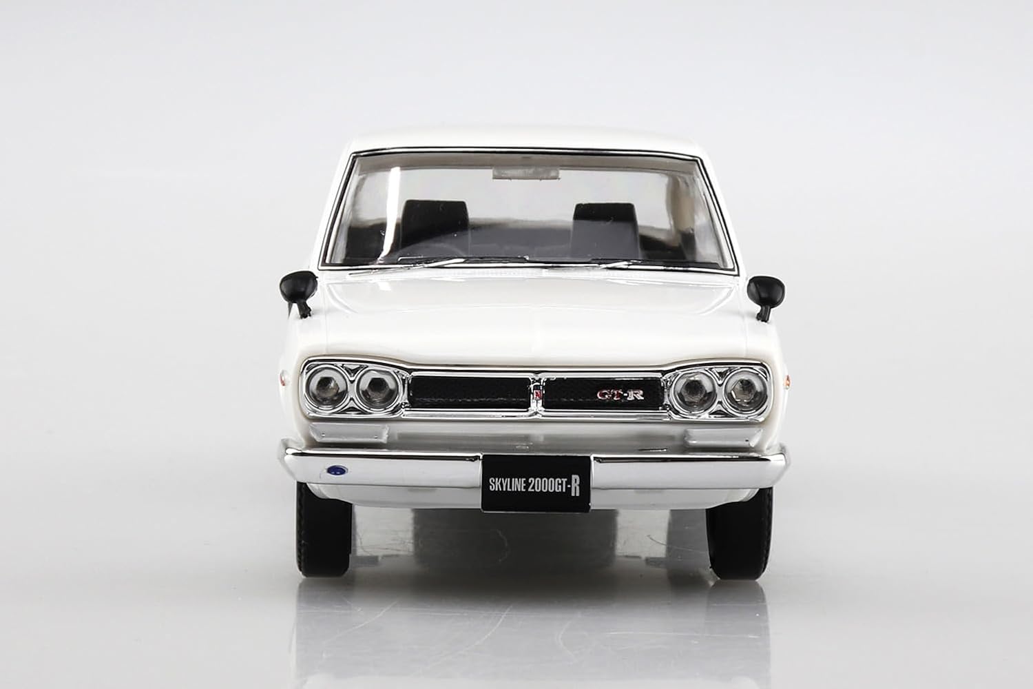 Aoshima 1/32 RakuPla Snap Kit No.16-WH Nissan C10 Skyline 2000GT-R (White) - BanzaiHobby