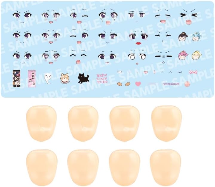 Kotobukiya JK065 1/10 Customized Face & Decal Set Vol.7 [Designed By Raguhonoerika For Madoka Yuki B] (Sousai Shojo Teien)