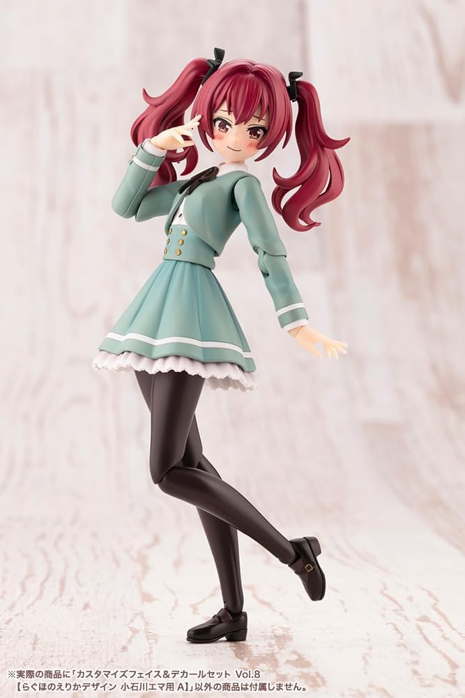 Kotobukiya JK072 1/10 Customized Face & Decal Vol.8 for Emma Koishikawa A (Sousai Shojo Teien)