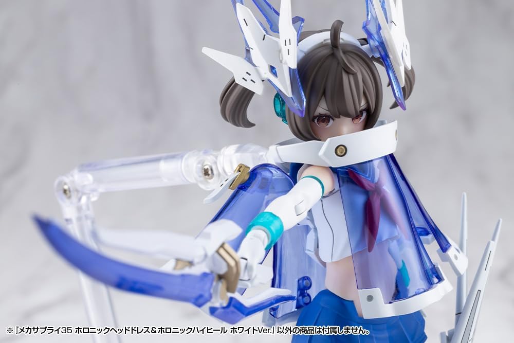Kotobukiya MJ35J M.S.G Modeling Support Goods Mecha Supply 35 Holonic Head Dress & High Heels White Ver.