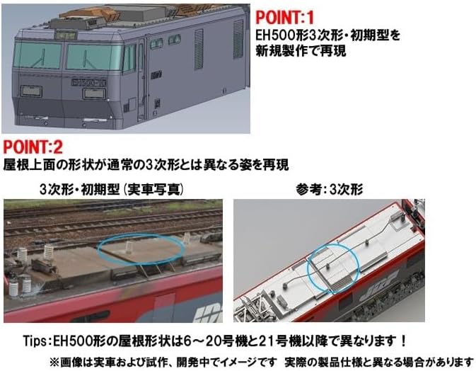 TOMIX 12102 N-Gauge EH500 Type (3rd Series - Early Model) - BanzaiHobby