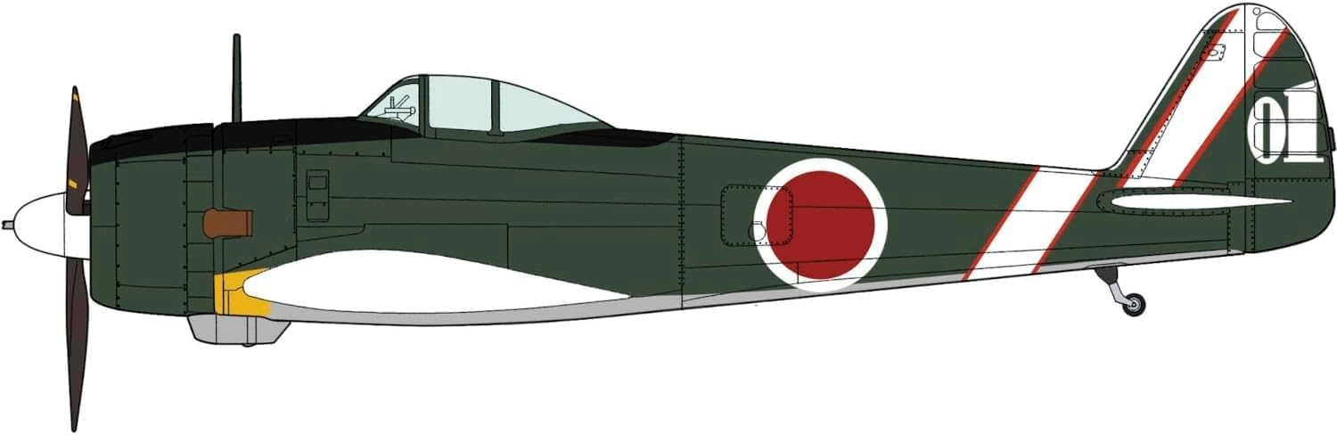 Hasegawa 07553 1/48 Nakajima Ki43-II Late Version Hayabusa (Oscar) 25th Flight Regiment No.01