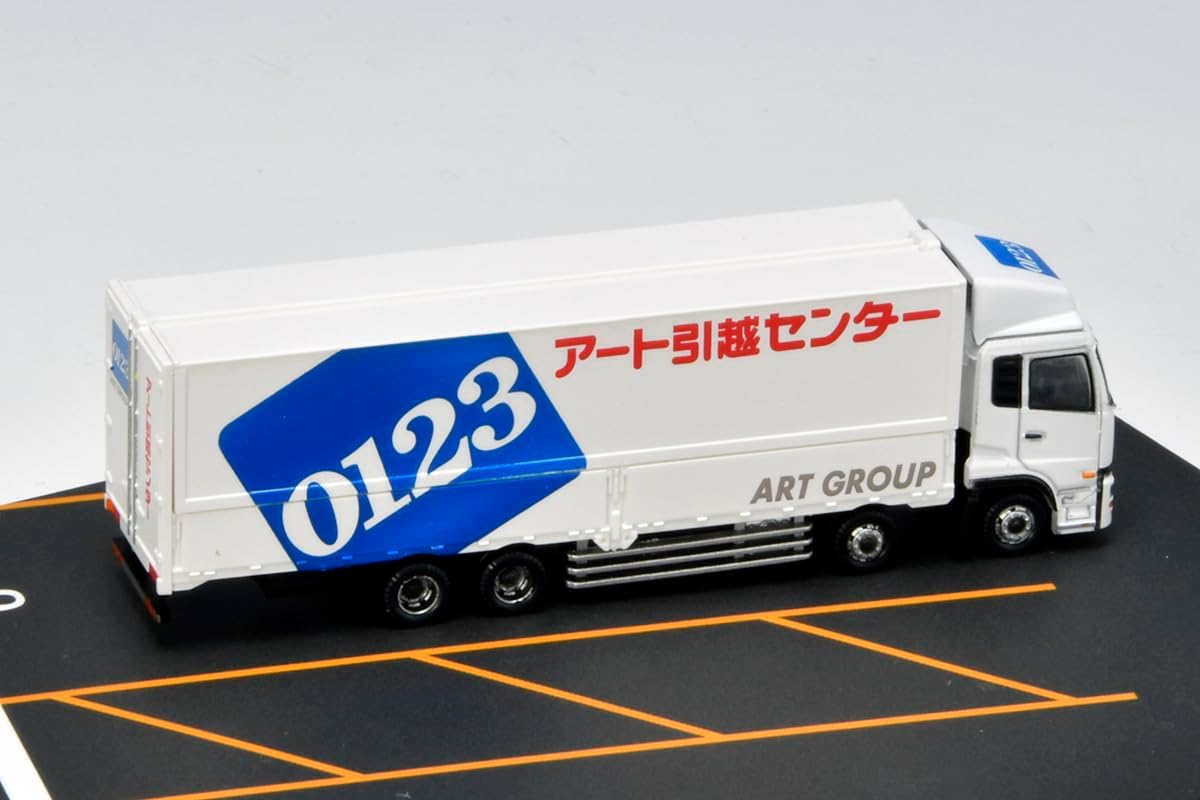 TOMYTEC The Truck Collection Torakore Logistics Site Wing Van Set C Art Moving Center Diorama Supplies