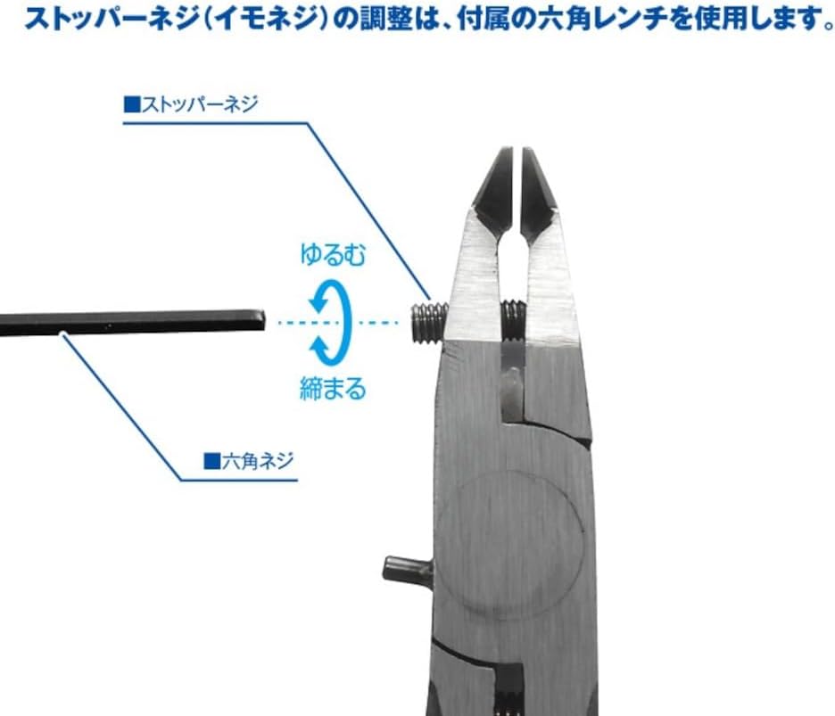 Wave HT-490 Hobby Tool Series HG Fine Nippers Tip Bend Type (for gate cutting) - BanzaiHobby