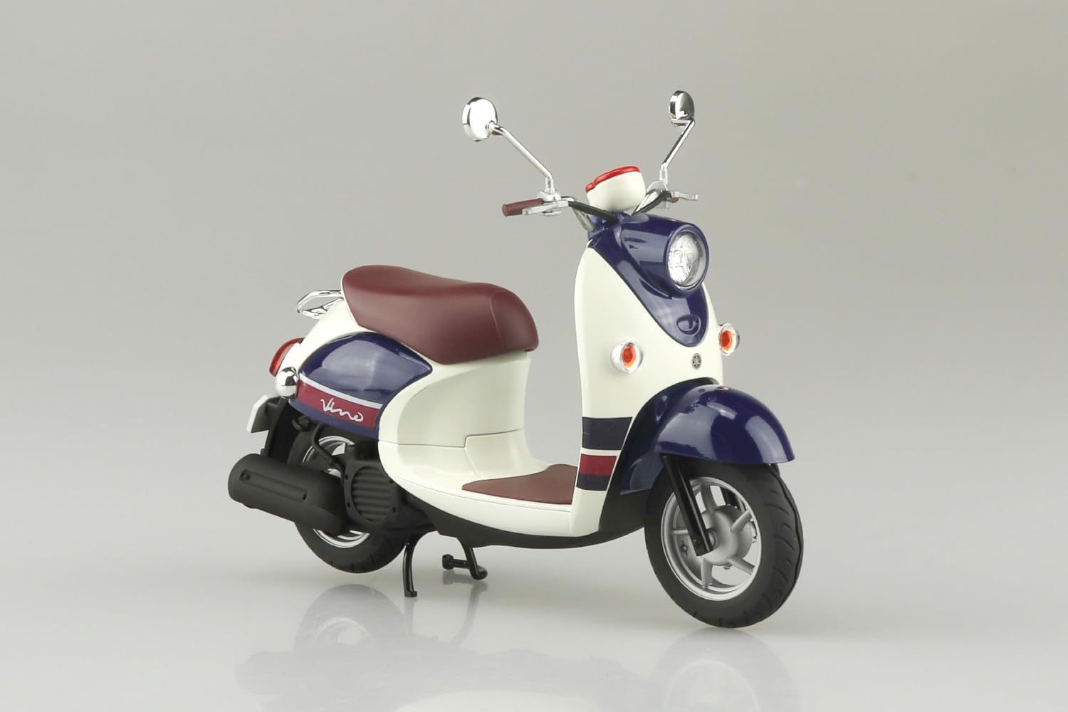 Aoshima 1/12 The Bike No.60 Yamaha Vino '13 Dark Grayish Blue Metallic A (Blue Beige) - BanzaiHobby