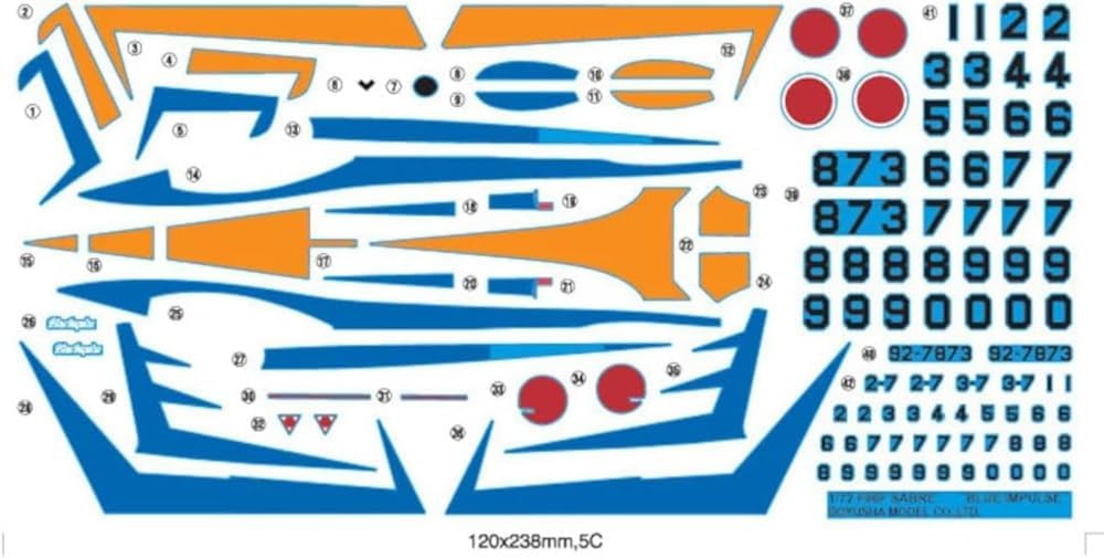 Doyusha 1/72 F-86F Sabre Blue Impulse