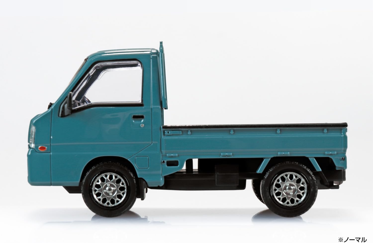 Aoshima 1/32 RakuPla Snap Kit No.05CU-BG Subaru Sambar Truck Custom Wheels Blue Gray - BanzaiHobby