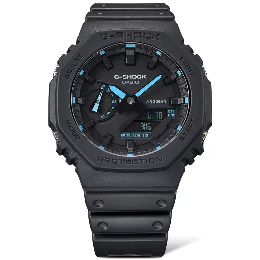 G-Shock GA2100-1A2 ネオンアクセントウォッチ ブルー, ブルー - BanzaiHobby