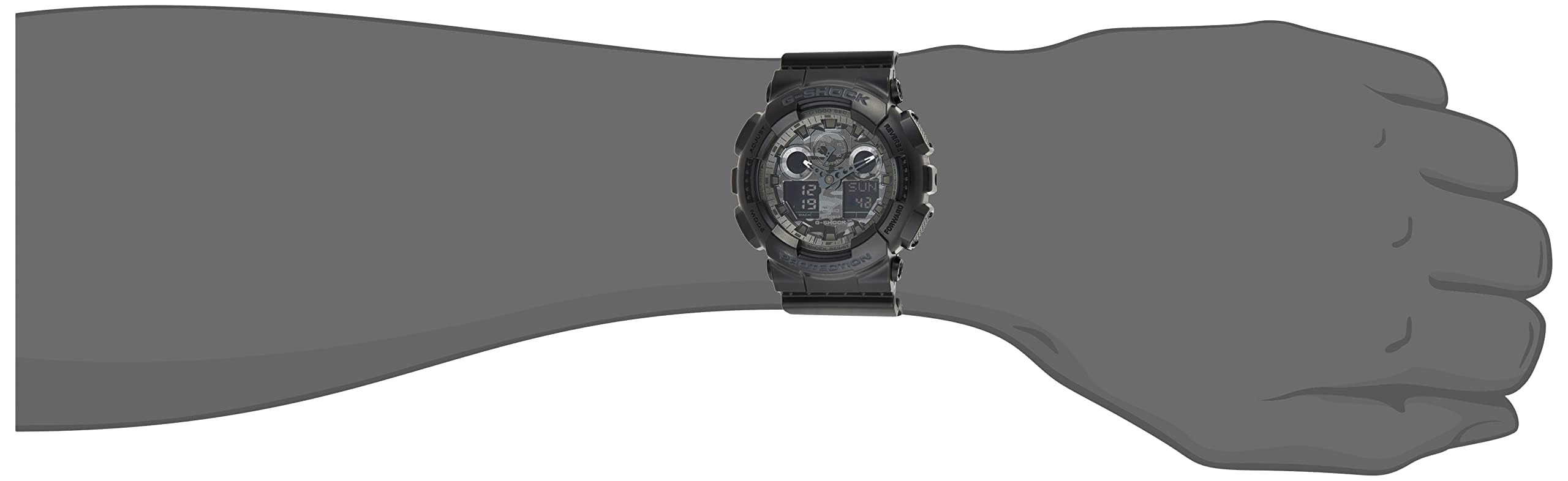 Casio G-Shock Camouflage Watch GA100CF-1A9 [カシオGショック迷彩腕時計GA100CF-1A9]