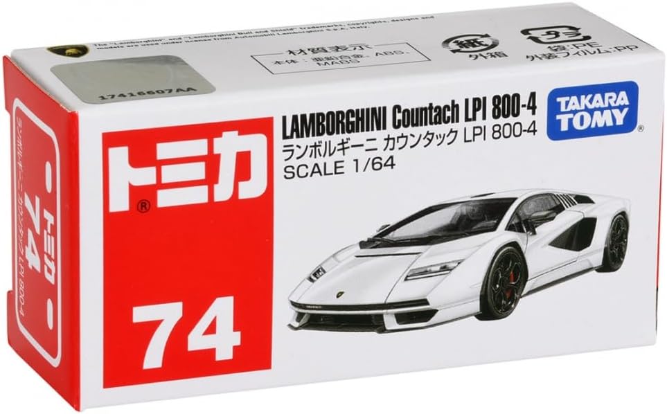 Tomica Box 074 Lamborghini Countach LPI800-4