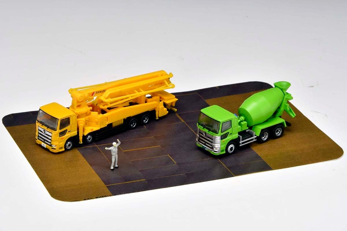 Tomytec The Truck Collection Torakore Juego de camión bomba de hormigón A - BanzaiHobby