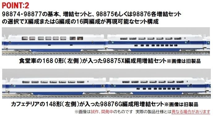 Tomix 98874 Escala N JR 100 Serie Tokaido/Sanyo Shinkansen Set Básico (6 vagones) - BanzaiHobby