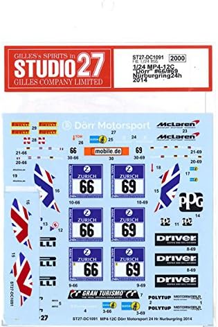 Studio27 DC1091 1/24 MP4-12 Dorr #66/#69 - BanzaiHobby