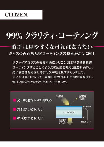 [シチズン]CITIZEN 腕時計 ATTESA アテッサ Eco-Drive エコ・ドライブ 電波時計 ダイレクトフライト DLC仕様 AT8044-56E メンズ - BanzaiHobby