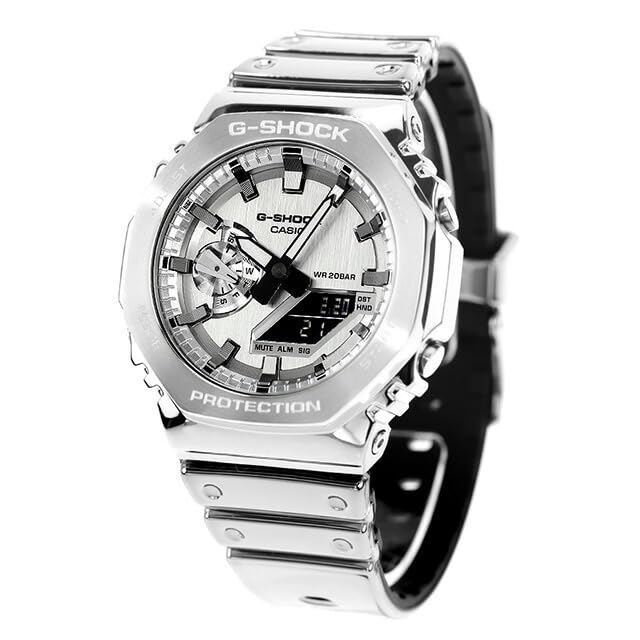 [カシオ Gショック] G-SHOCK ファインメタリックシリーズ アナログデジタル 2100シリーズ クォーツ メンズ 腕時計 GM-2100YM-8A [並行輸入品]