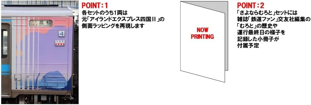 TOMIX 97974 Special Project KIHA 185 Series Sayonara Muroto 2 Cars Set - BanzaiHobby