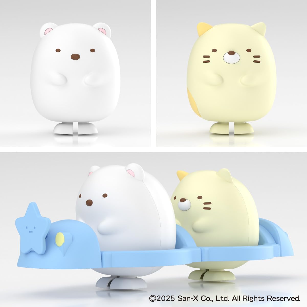 Aoshima RakuPla Sumikkogurashi SU-06 Shirokuma and Neko - BanzaiHobby