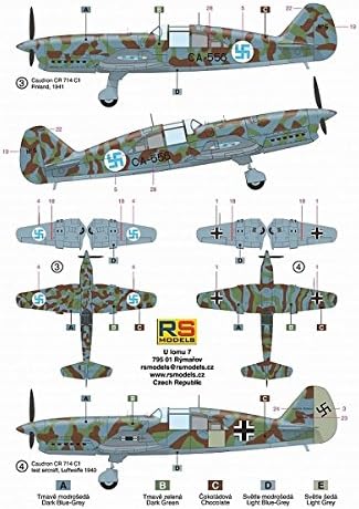 RS model 48004 1/48 Caudron CR 714 C-1 Fighter Plane