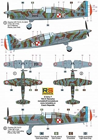 RS model 48004 1/48 Caudron CR 714 C-1 Fighter Plane