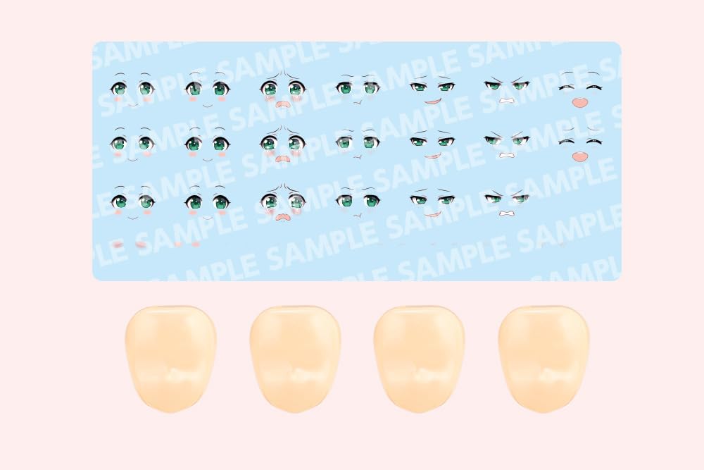Kotobukiya JK057 1/10 Customized Face & Decal Set Vol.4 [Designed by En Morikura] (Sousai Shojo Teien) - BanzaiHobby